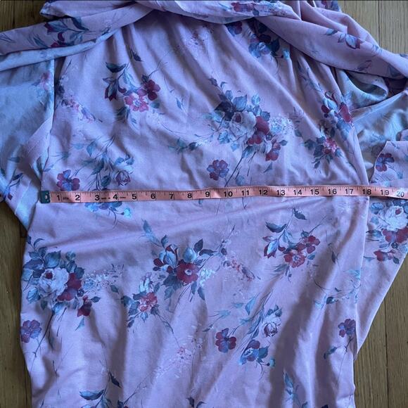 70s Vintage Pink Floral Halter - Picture 6 of 7
